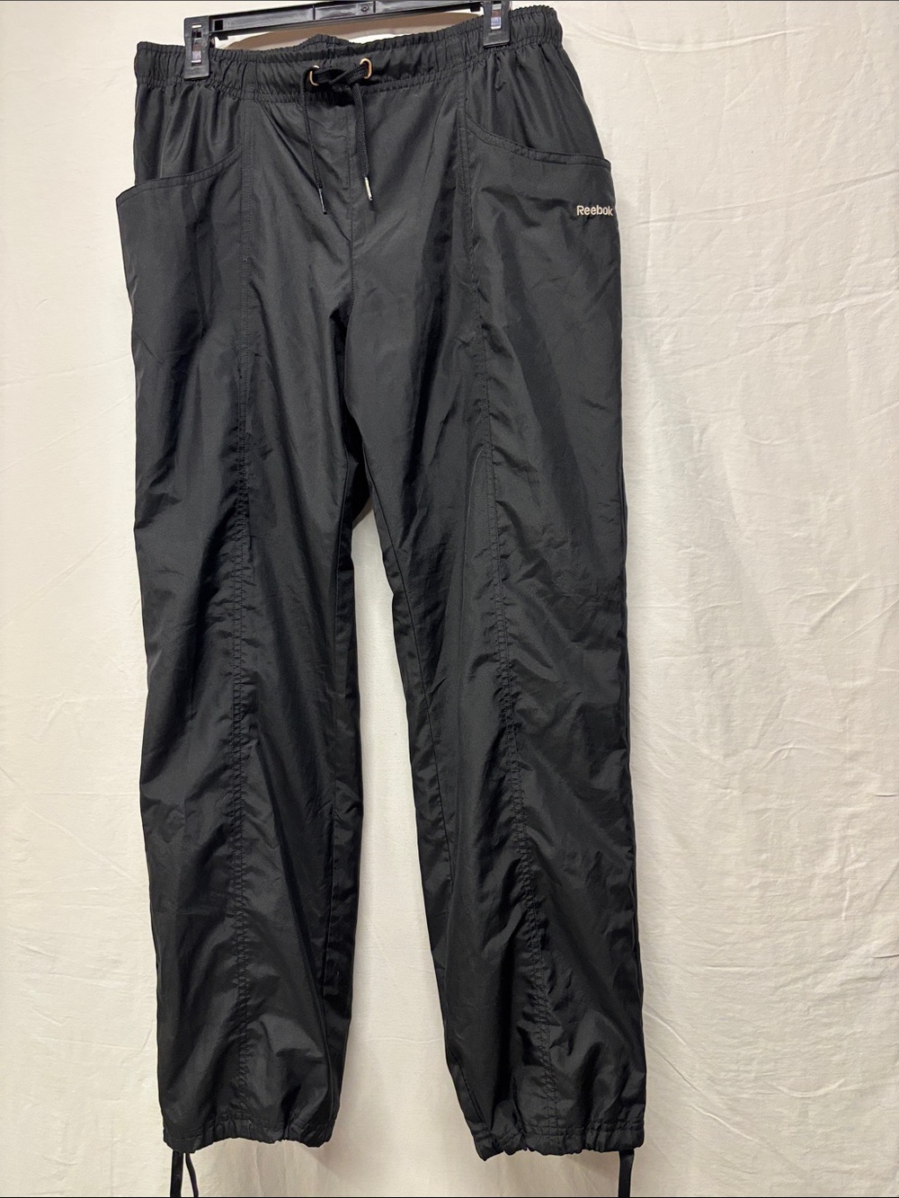 Reebok Black Men’s Lightweight Drawstring Joggers
